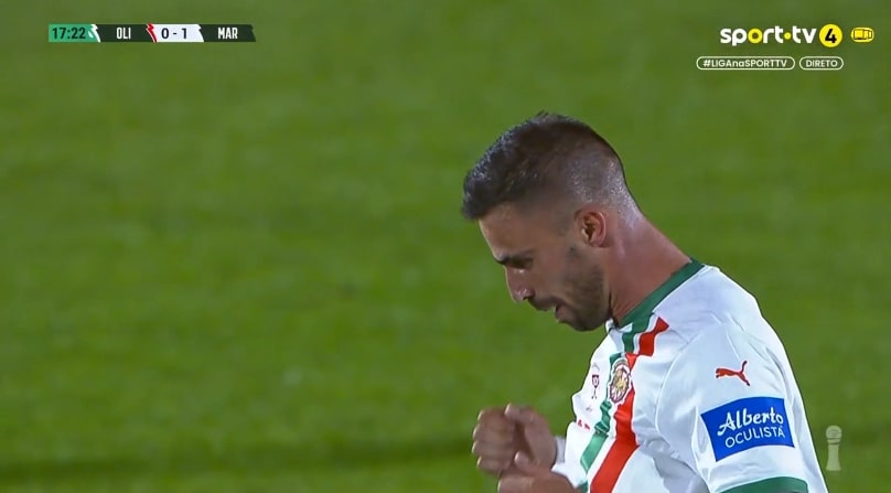 GOLO! Marítimo, Carlos Daniel aos 17', Oliveirens...