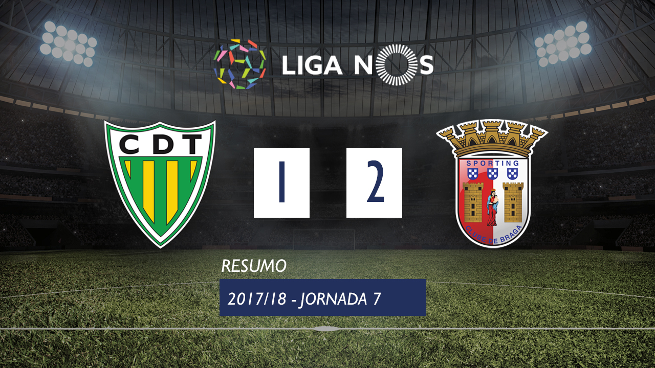 I Liga (7ªJ): Resumo CD Tondela 1-2 SC Braga