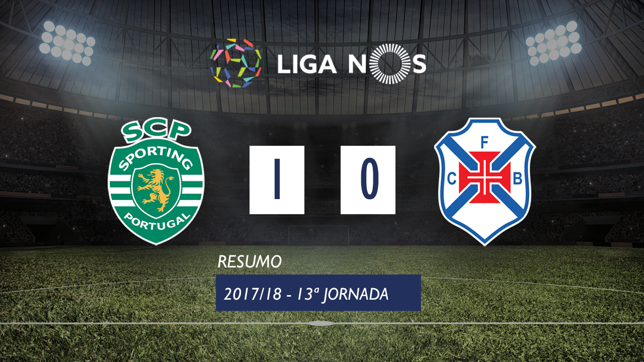 I Liga (13ªJ): Resumo Sporting CP 1-0 Os Belenenses