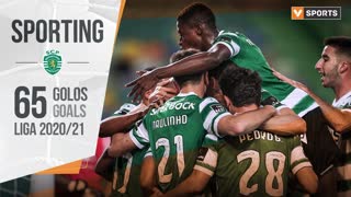 Sporting: Os 65 golos na Liga 20/21
