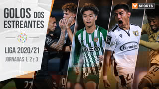 Golos dos estreantes até à 3.ª jornada (Liga 2020/2021)