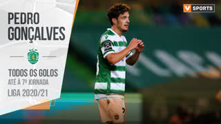 Pedro Gonçalves (Sporting): Golos até à 7.ª jornada (Liga 2020/2021)