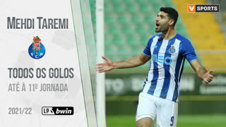 Mehdi Taremi (FC Porto): Golos até à 11.ª jornada (Liga 2021/2022)