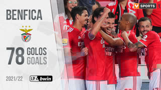 BENFICA: Os 78 golos na Liga 2021/22