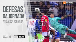 Defesas da Jornada até à 25.ª jornada (Liga 2022/2023)