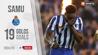 SAMU: Os 19 golos na Liga 2024/25