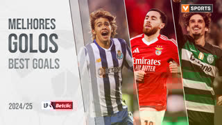 Os melhores golos na Liga 2024/25
