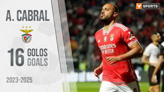 Arthur Cabral: 16 golos pelo Benfica (2023-2025)
