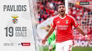 PAVLIDIS: Os 19 golos na Liga 2024/25