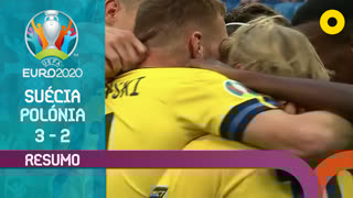 UEFA Euro (Grupos - Jornada 3): Resumo Suécia 3-2 Polónia
