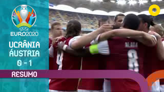 UEFA Euro (Grupos - Jornada 3): Resumo Ucrânia 0-1 Áustria