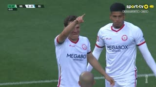 GOLO! U. Leiria, João Resende aos 90', U. Leiria 5-0 Oliveirense