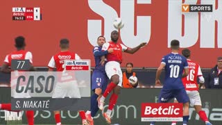Braga, Caso, S. Niakaté aos 77'