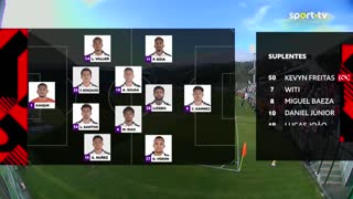 Nacional x Braga: Início de jogo