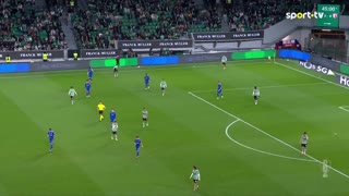 Sporting x AVS: Intervalo