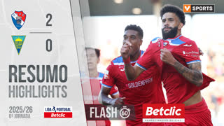 Liga Portugal Betclic (6ªJ): Resumo Flash Gil Vicente 2-0 Estoril