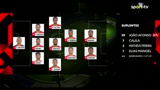 Santa Clara x Sporting: Início de jogo