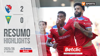 Liga Portugal Betclic (6ªJ): Resumo Gil Vicente 2-0 Estoril