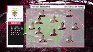 Benfica x Braga: Início de jogo