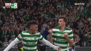GOLO! Sporting, F. Ioannidis aos 90'+4', Sporting 3-0 Moreirense