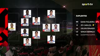 Gil Vicente x Benfica: Início de jogo