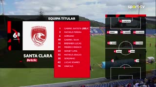 Santa Clara x Alverca: Início de jogo