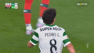 Sporting, Jogada, Pedro Gonçalves aos 23'