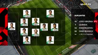 Sporting x Gil Vicente: Início de jogo