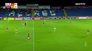 Santa Clara x Arouca: Intervalo