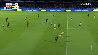 Alverca x Arouca: Intervalo