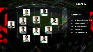 Sporting x Tondela: Início de jogo