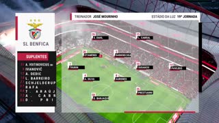 Benfica x Estrela Amadora: Início de jogo