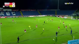 Santa Clara x Arouca: Final de jogo