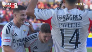 GOLO! Benfica, H. Sudakov aos 45'+3', AFS 0-1 Benfica