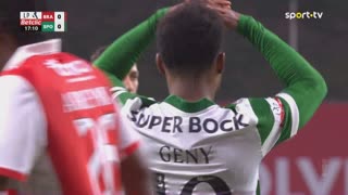 Sporting, Jogada, Geny aos 18'