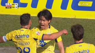 GOLO! Arouca, Fukui aos 20', Arouca 1-0 Tondela