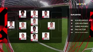 Braga x Casa Pia: Início de jogo