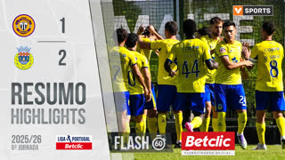Liga Portugal Betclic (6ªJ): Resumo Flash Nacional 1-2 Arouca