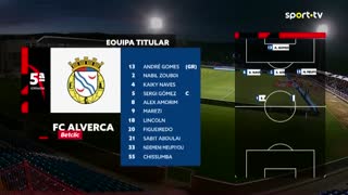 Alverca x Tondela: Início de jogo
