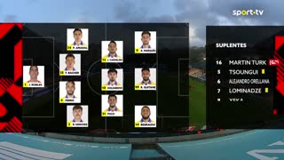 Estoril x Tondela: Início de jogo