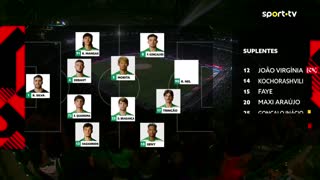 Sporting x Santa Clara: Início de jogo