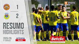 Liga Portugal Betclic (6ªJ): Resumo Nacional 1-2 Arouca