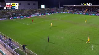 Tondela x Alverca: Intervalo