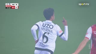 GOLO! Vitória SC, M. Mitrović aos 32', Vitória SC 1-1 Braga