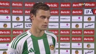 I Liga (#18) | Rio Ave 0-2 Benfica: Flash Interview João Tomé