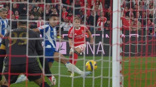 Benfica, Jogada, Schjelderup aos 90'+8'