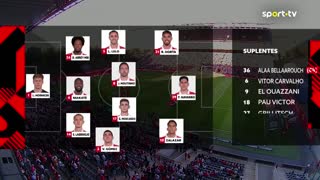 Braga x Nacional: Início de jogo