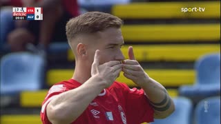 GOLO! Santa Clara, Sérginho aos 9', Santa Clara 1-0 Alverca