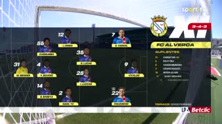 Alverca x Santa Clara: Início de jogo