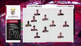 Benfica x Académico: Início de jogo
